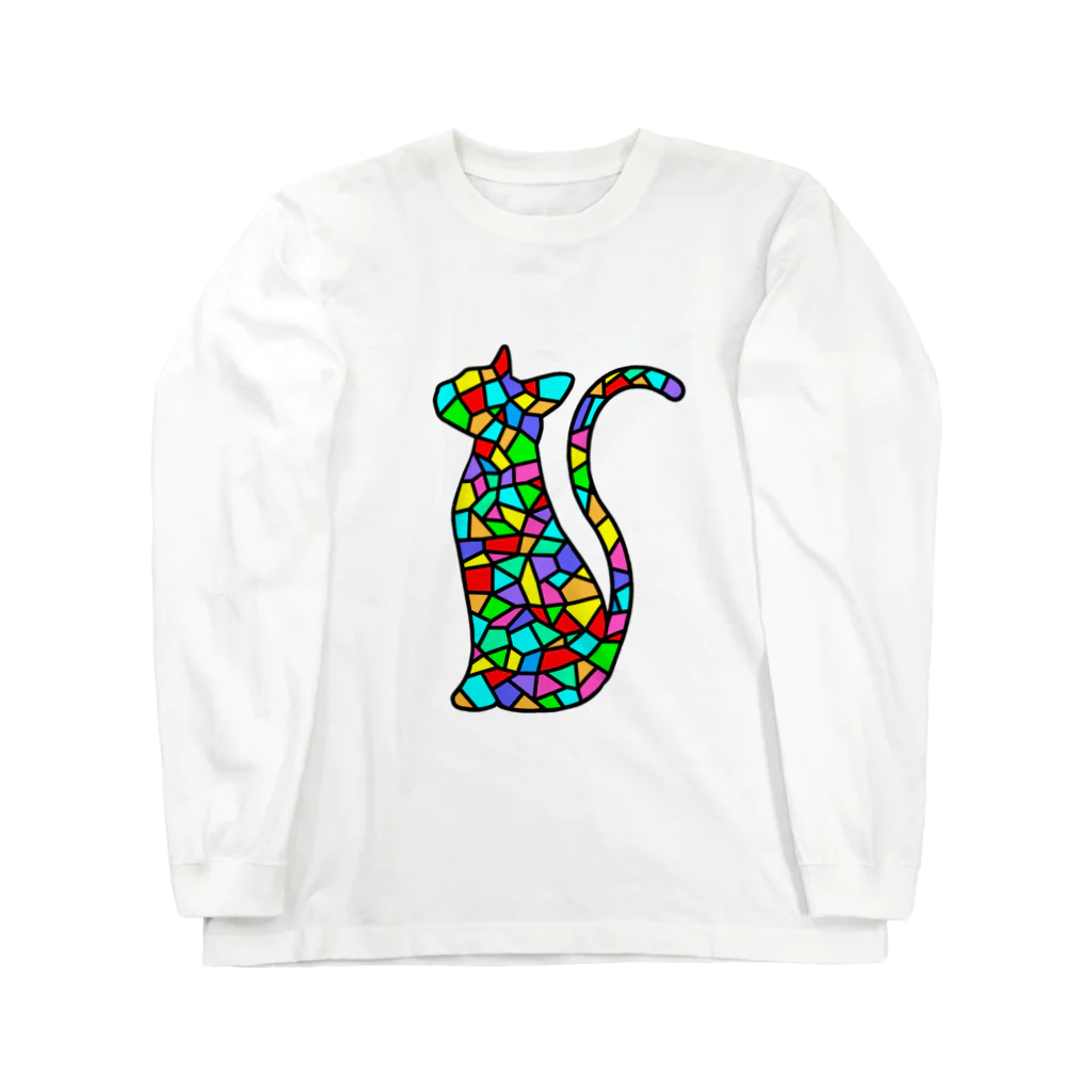 MizuriのStained Cat Long Sleeve T-Shirt