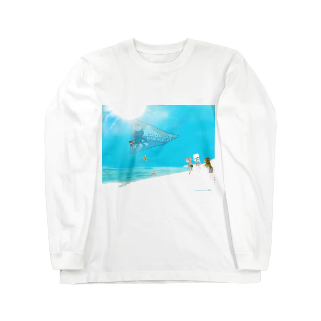 wokasinaiwoの突風に注意にゃ Long Sleeve T-Shirt