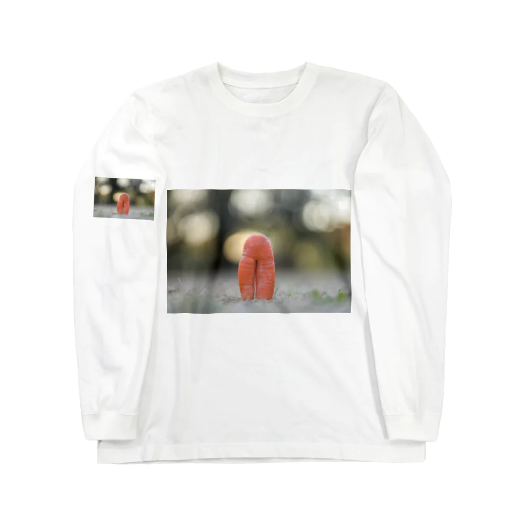 直立にんじんの直立にんじん Long Sleeve T-Shirt