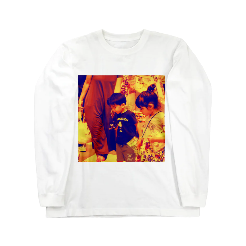 jordanniのlittle shopのIMAGINATION - SQUARE Long Sleeve T-Shirt