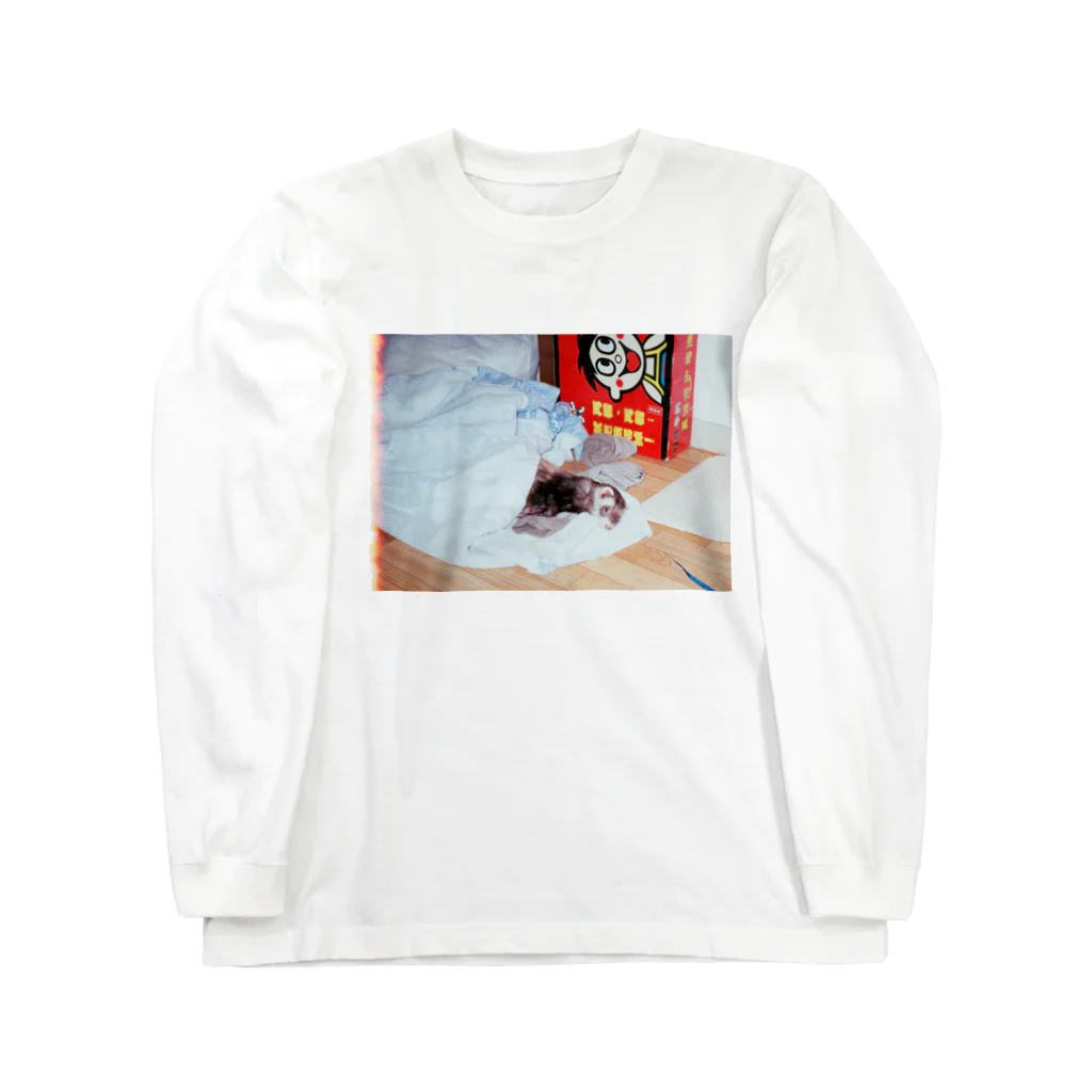 jordanniのlittle shopのSleeping Fire - Kiki Long Sleeve T-Shirt