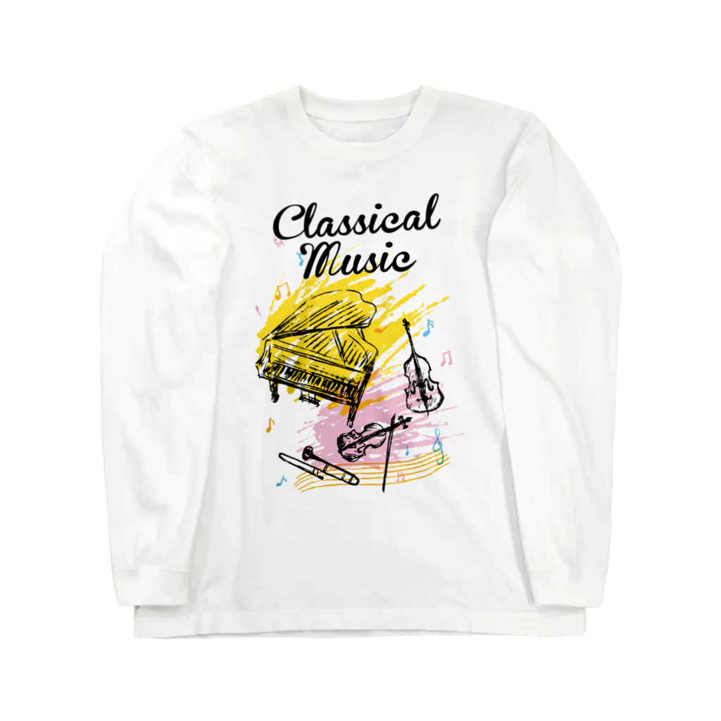 DRIPPEDのClassical Music-クラシックミュージック- Long Sleeve T-Shirt