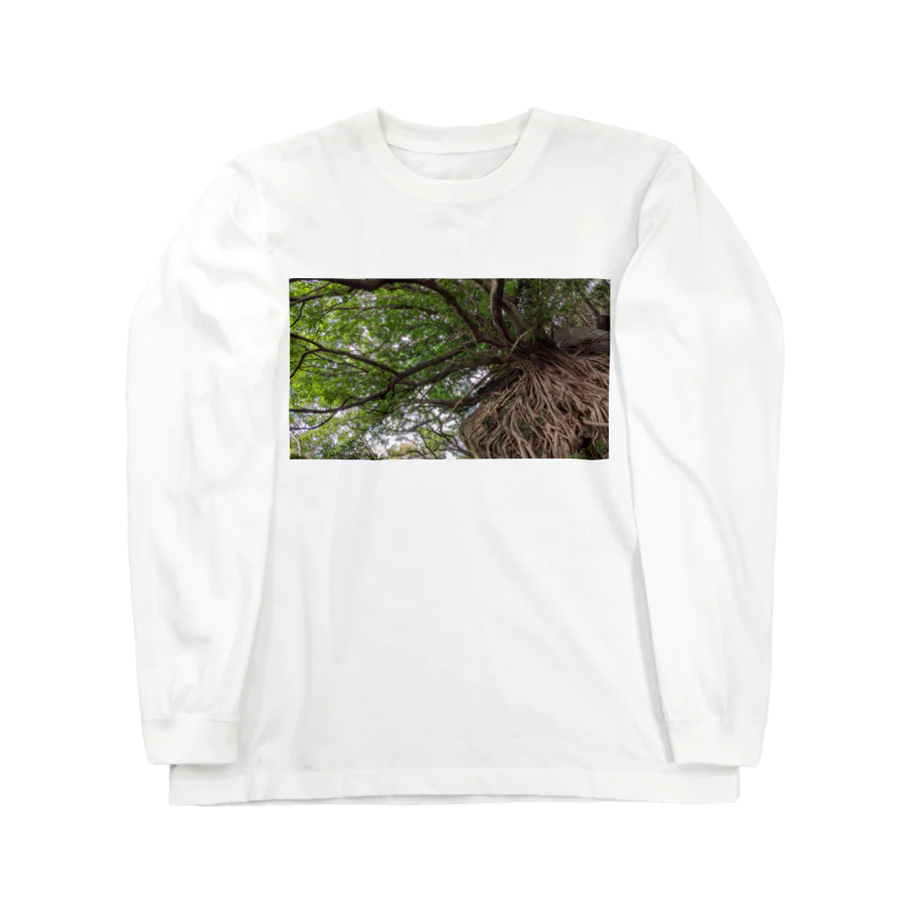 mikamixxxの岩と木 Long Sleeve T-Shirt