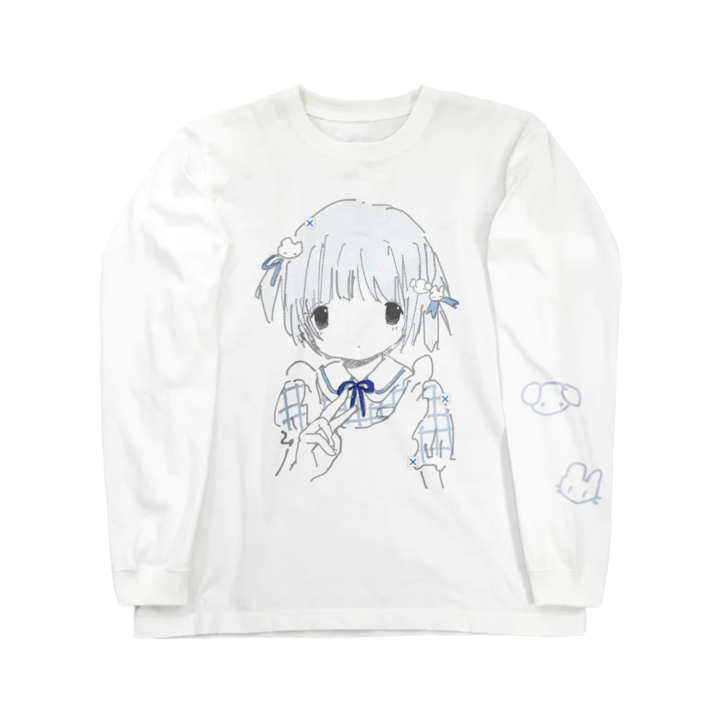 「ごめん々ね 」と言っのビスケットの雨 Long Sleeve T-Shirt