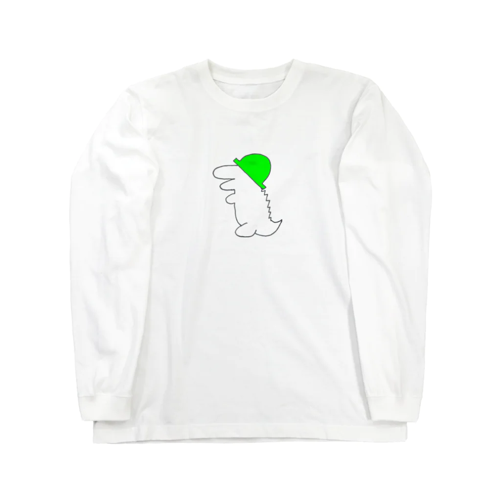 チェブハウスの帽子ワニ(緑) Long Sleeve T-Shirt