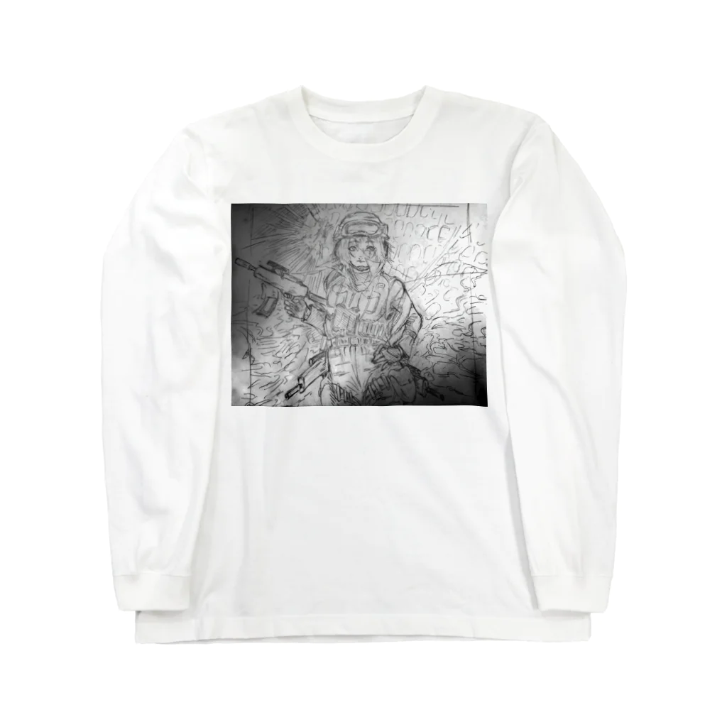 【、曰く。】の傭兵さん、A Long Sleeve T-Shirt