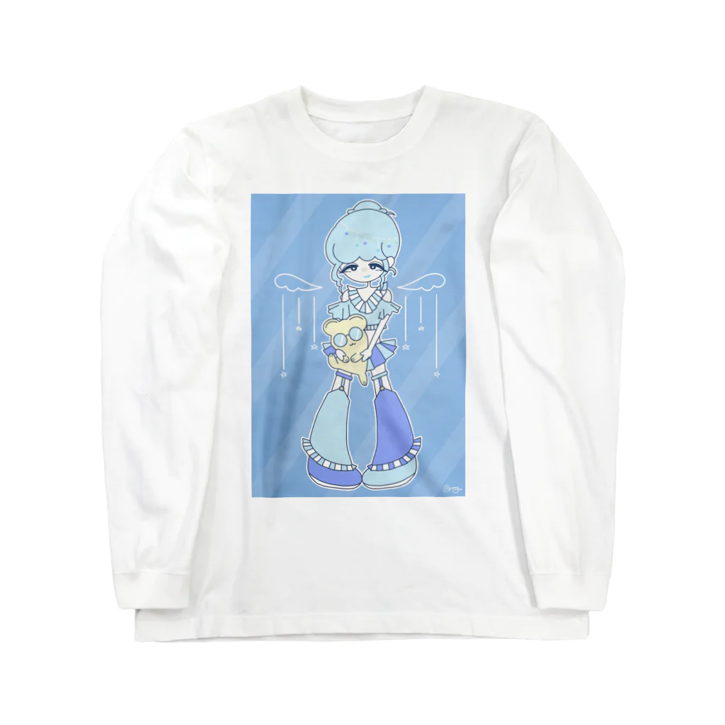 Atto_mmyの寒色系ガール Long Sleeve T-Shirt