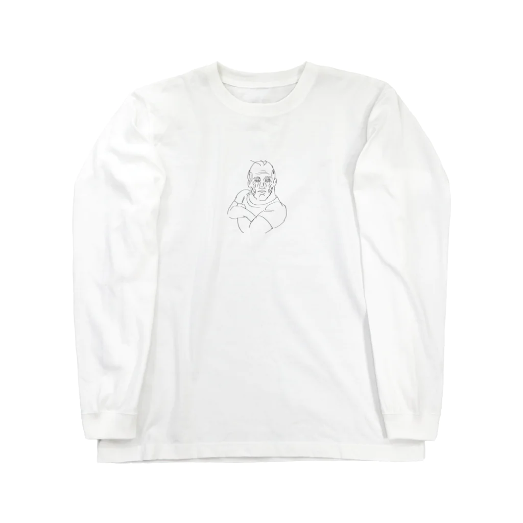 キモショップの泣翁（なきおうな） 롱 슬리브 티셔츠
