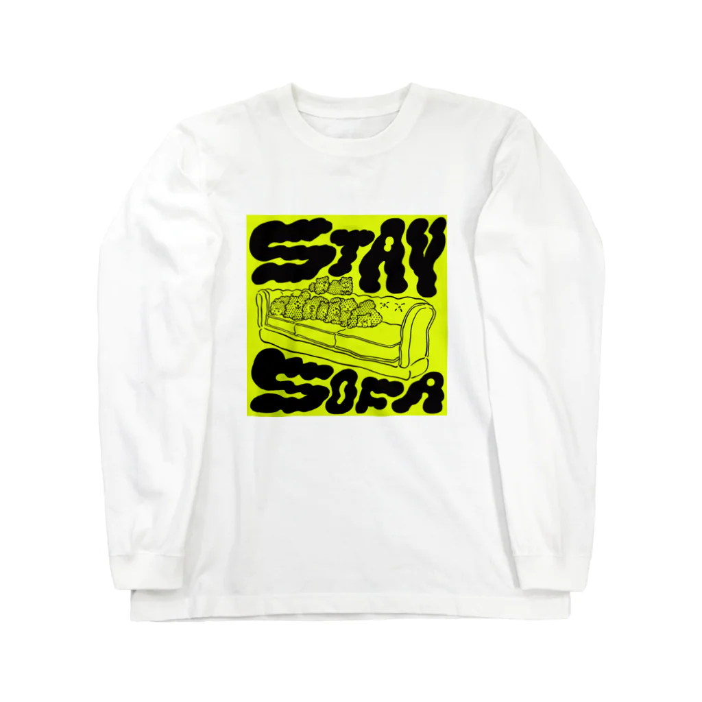 GEEKS COUNTER ATTACKのSTAY SOFA(yellow) Long Sleeve T-Shirt