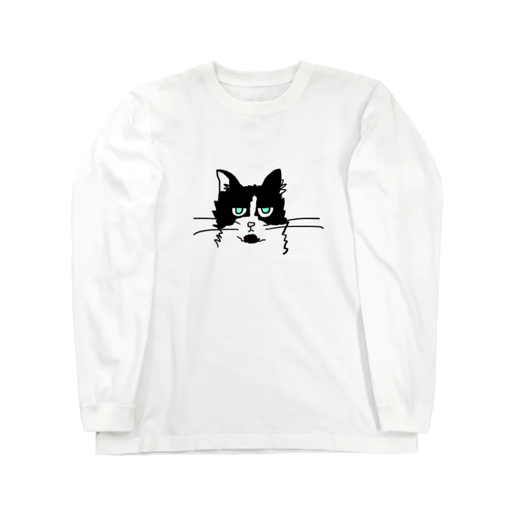 しろくまのねこ ロングスリーブTシャツ