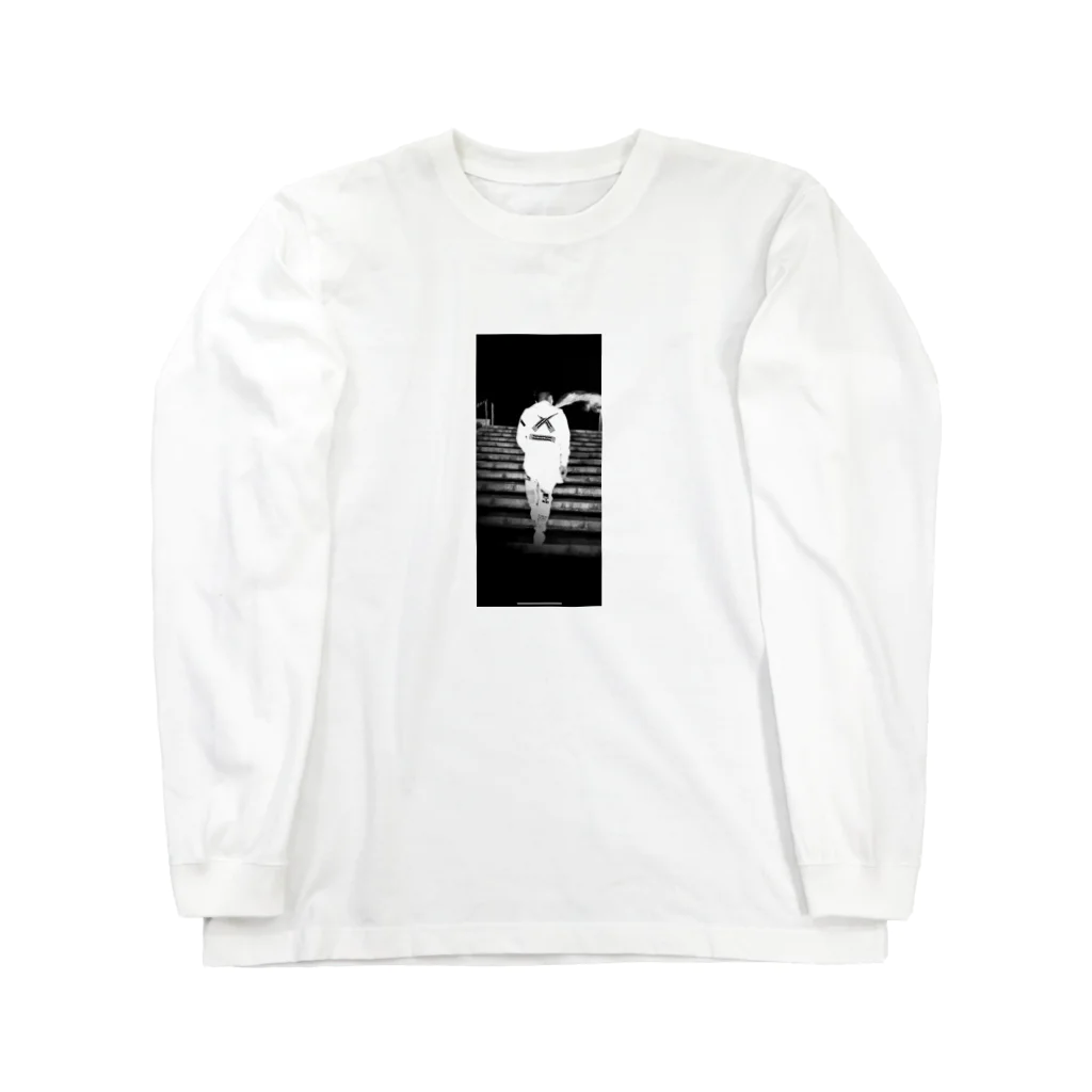 lung-blackのlung-black Long Sleeve T-Shirt