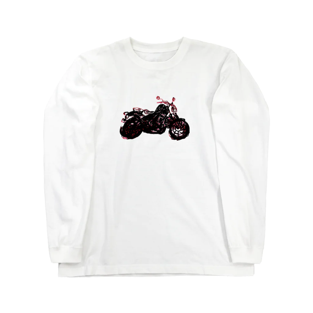 Amoliy のバイク乗り Long Sleeve T-Shirt