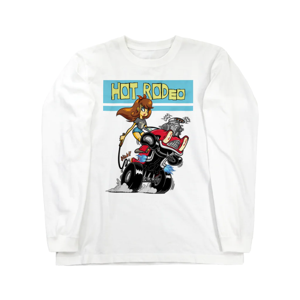 nidan-illustrationの“HOT RODeo” ロングスリーブTシャツ