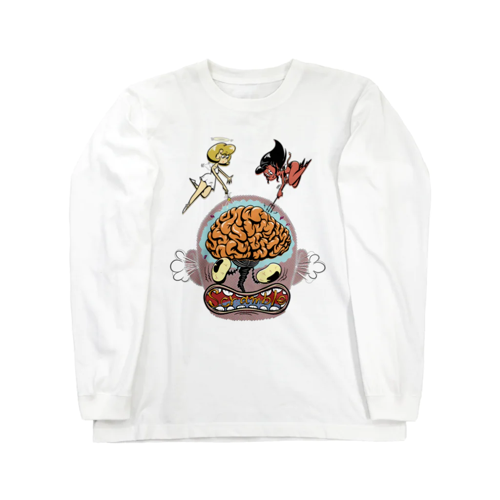 nidan-illustrationの“scramble" Long Sleeve T-Shirt