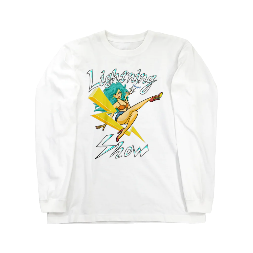 nidan-illustrationの“Lightning Show” Long Sleeve T-Shirt