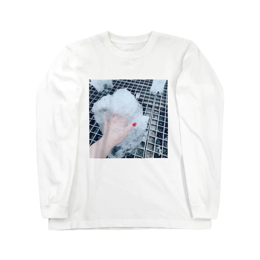 aoaoaoaoの赤+水 Long Sleeve T-Shirt