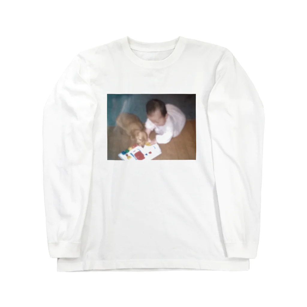 私とミニチュアダックスフンドの私と犬☆☆ Long Sleeve T-Shirt