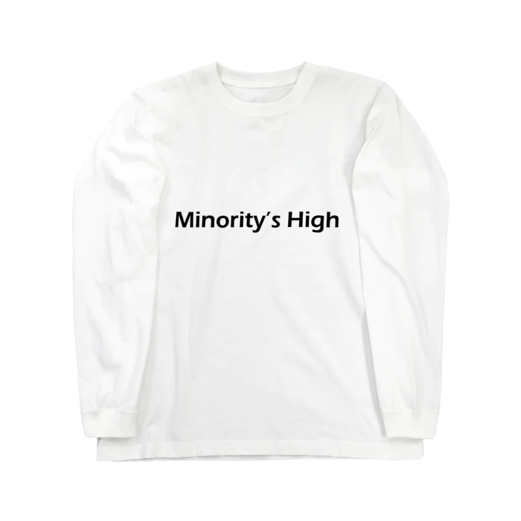 Minority’s HighのBlack Logo Long Sleeve T-Shirt