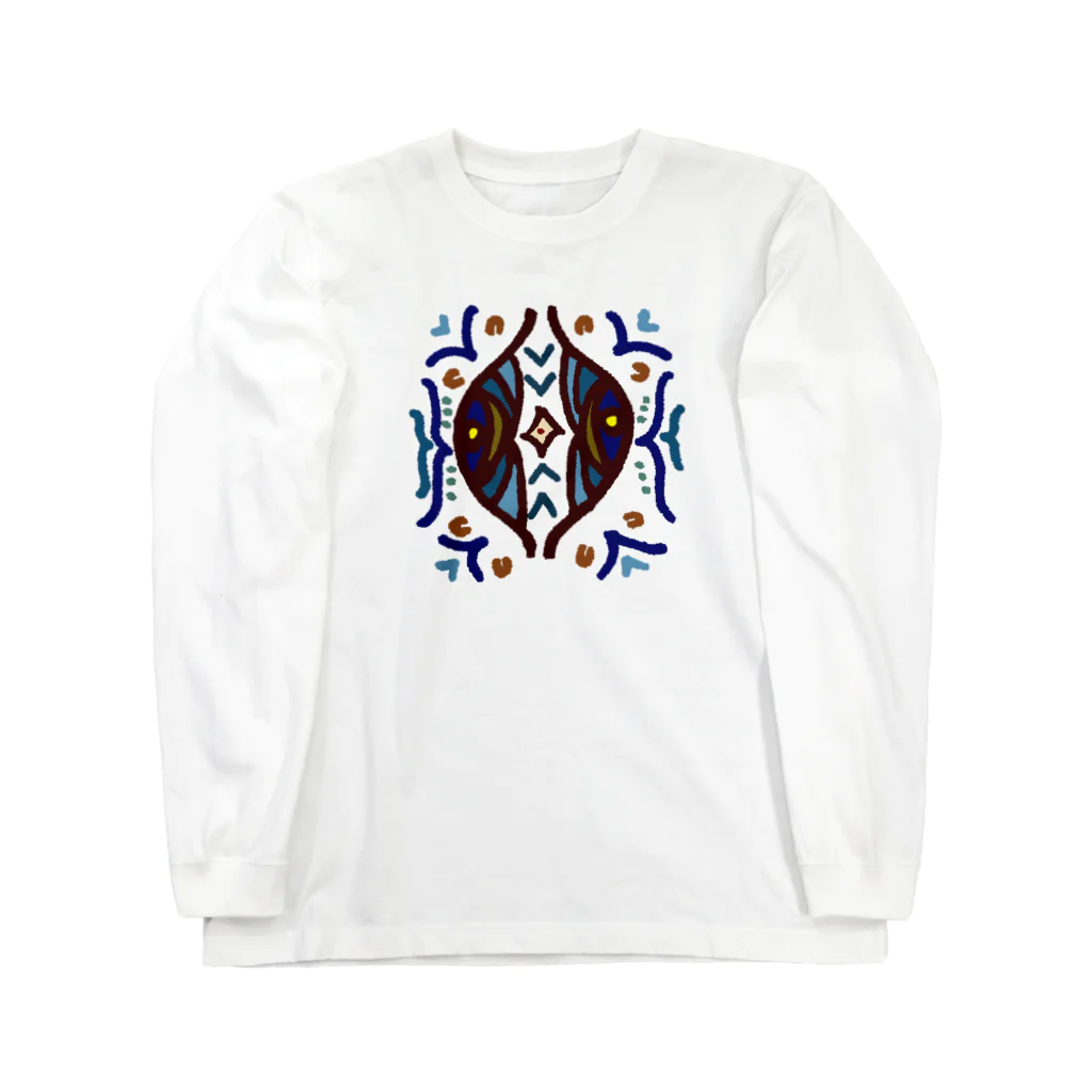 気ままに創作　よろず堂の文様 Long Sleeve T-Shirt