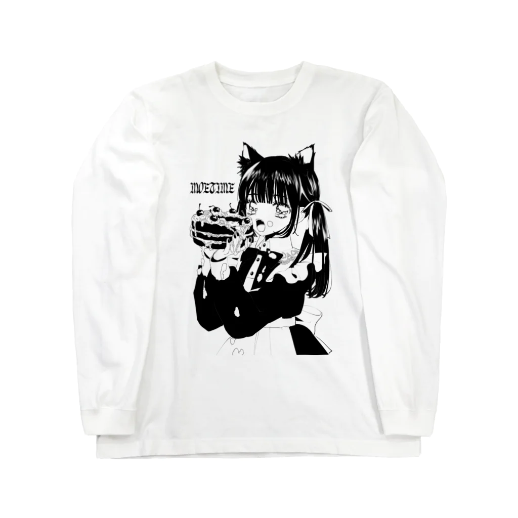 萌えショップの萌えケーキ Long Sleeve T-Shirt