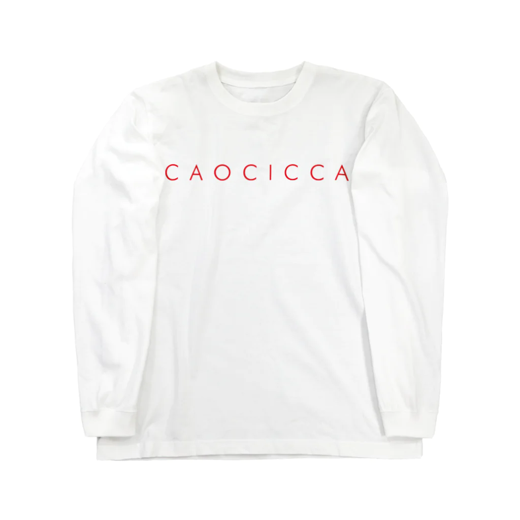 mimitabDECK.Kの顔近っ（赤ロゴ） Long Sleeve T-Shirt
