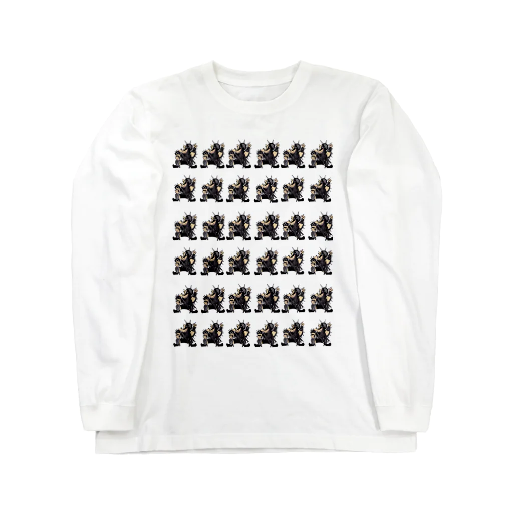 HELL DUMP人造人間SHOPのイラストサタン鈴木 Long Sleeve T-Shirt