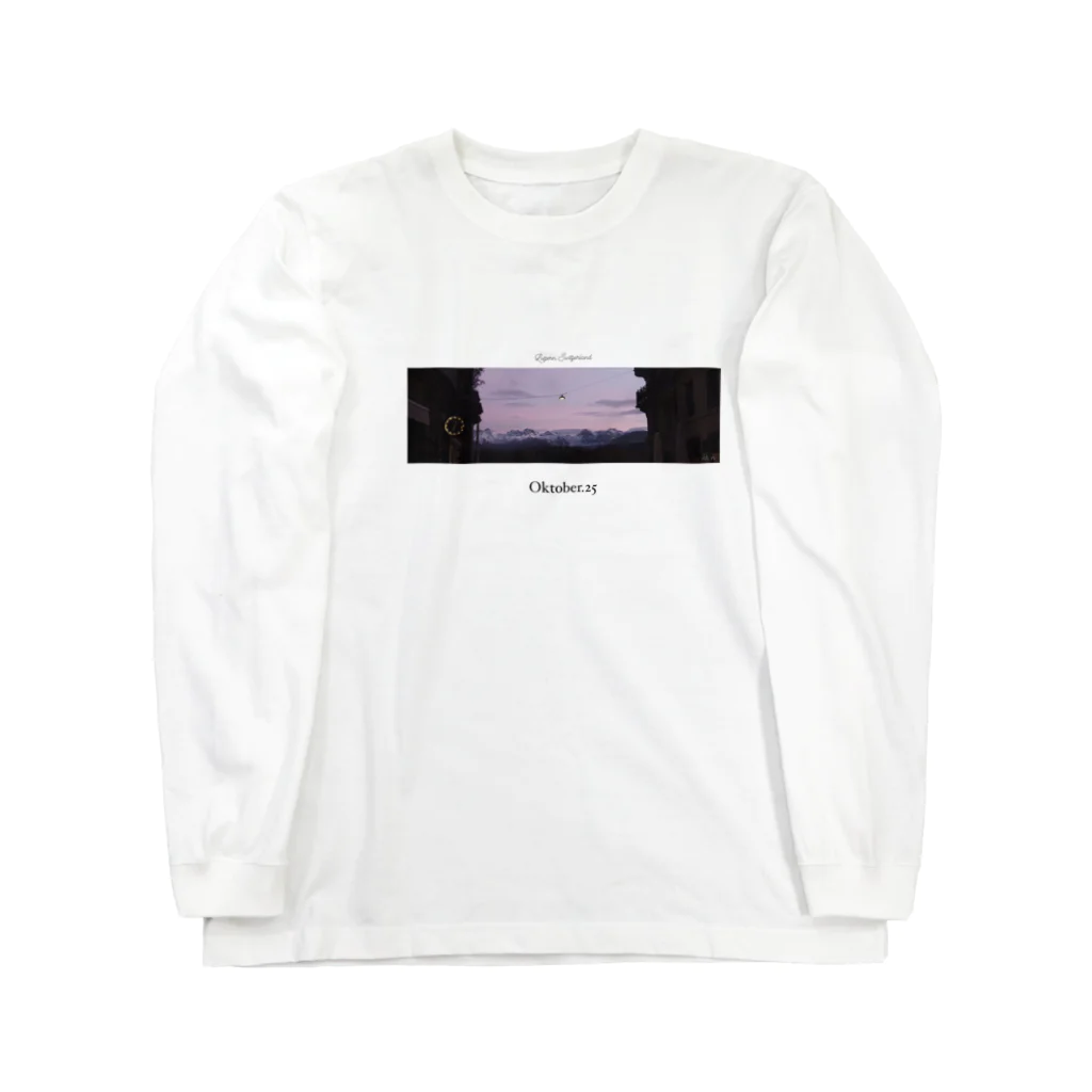 旅するTシャツ。のOktober.25 / Luzern, Switzerland Long Sleeve T-Shirt