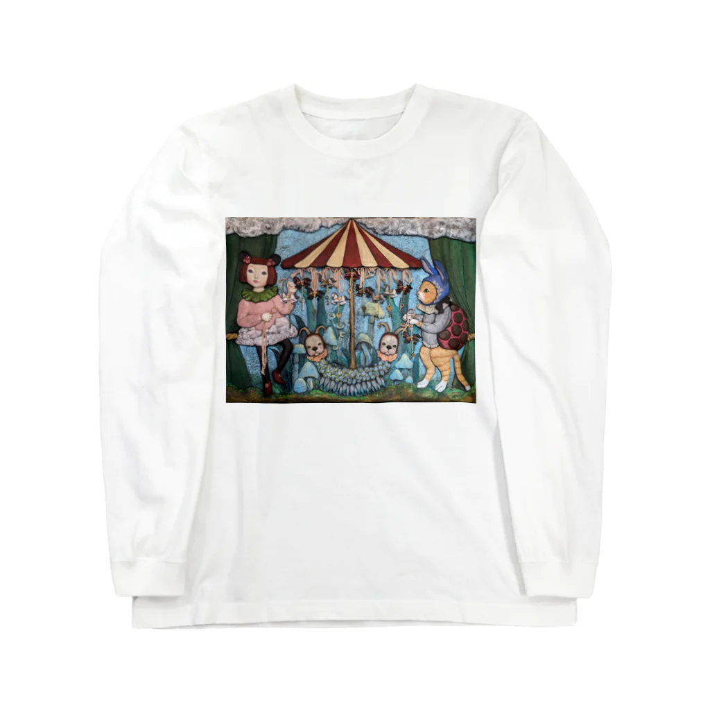 ＫＩＮＯＰＩ→Ｓ（キノピーズ）のモリの鍵掛け傘 Long Sleeve T-Shirt