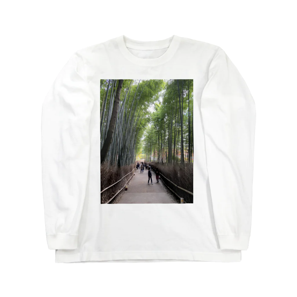 I screamの竹 Long Sleeve T-Shirt