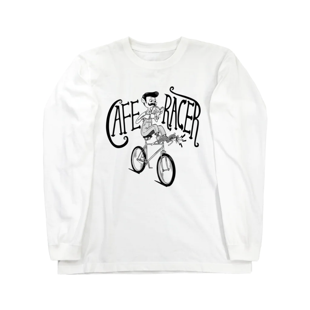 nidan-illustrationの"CAFE RACER" Long Sleeve T-Shirt