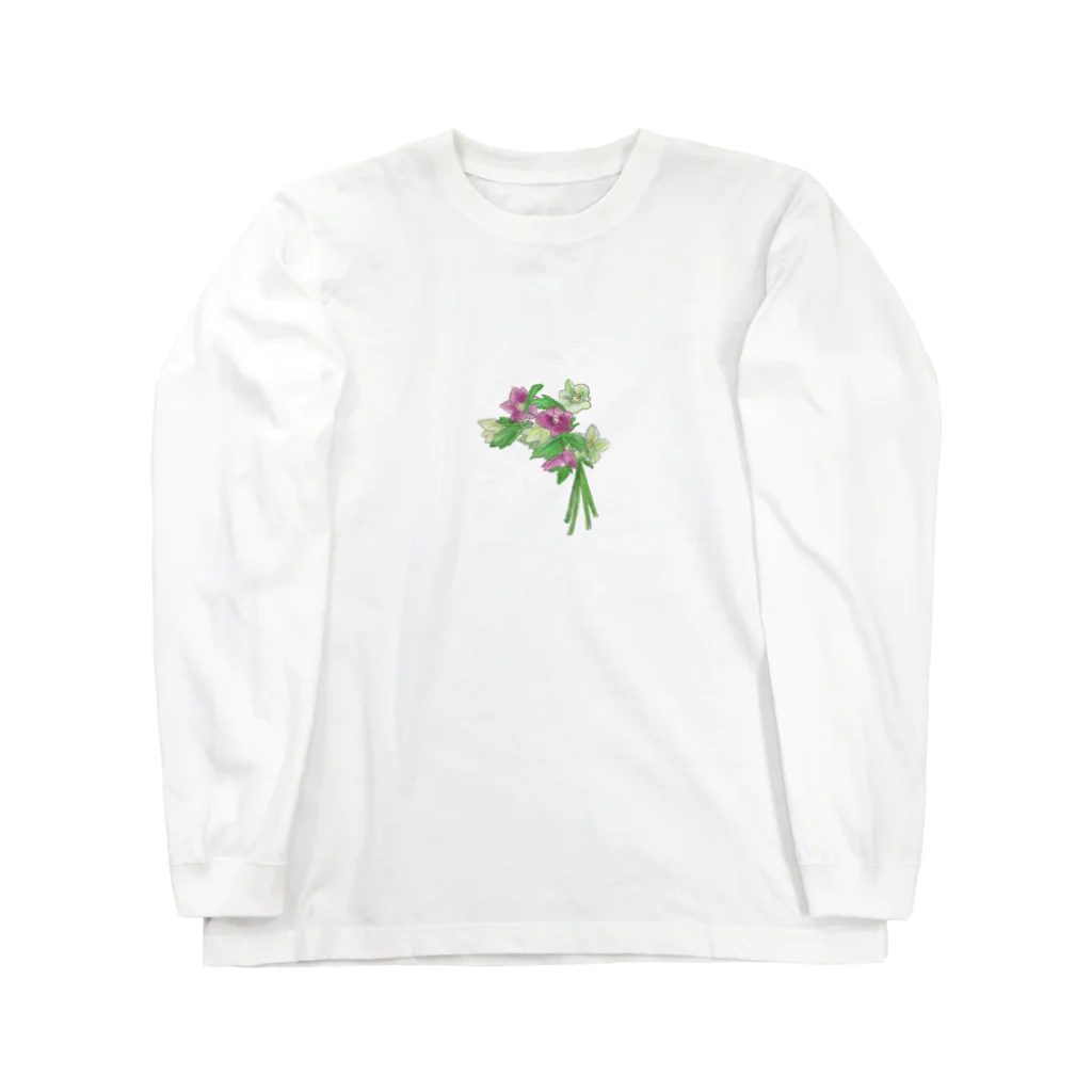 leap flower.のクリスマスローズ Long Sleeve T-Shirt