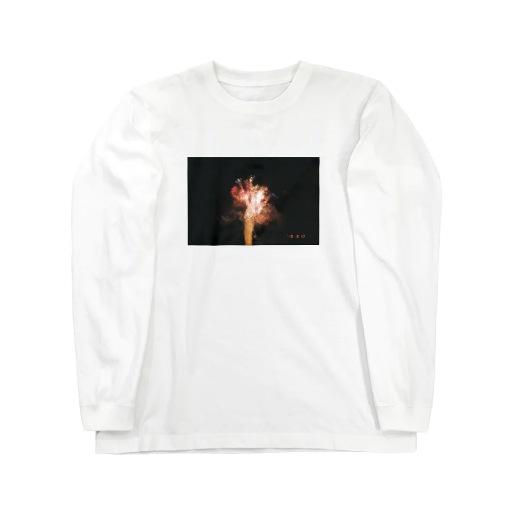 写真館のあの夏の花火〇〇 Long Sleeve T-Shirt