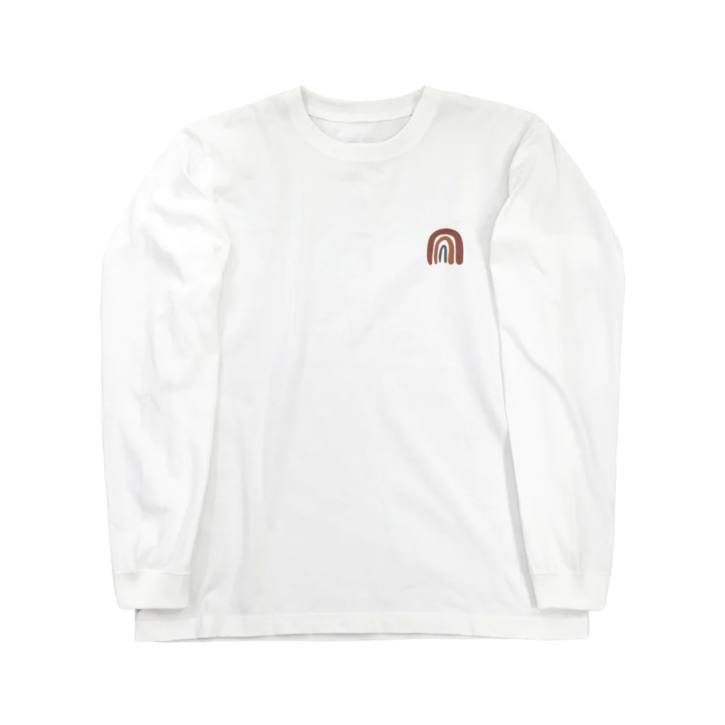 katrina36のブラウンレインボー Long Sleeve T-Shirt