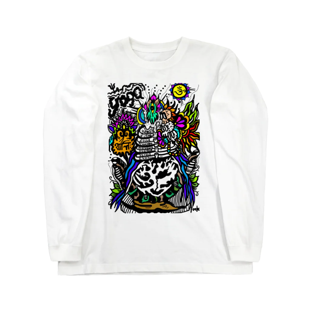 freekーgiftedのシバ神freekオリジナル Long Sleeve T-Shirt