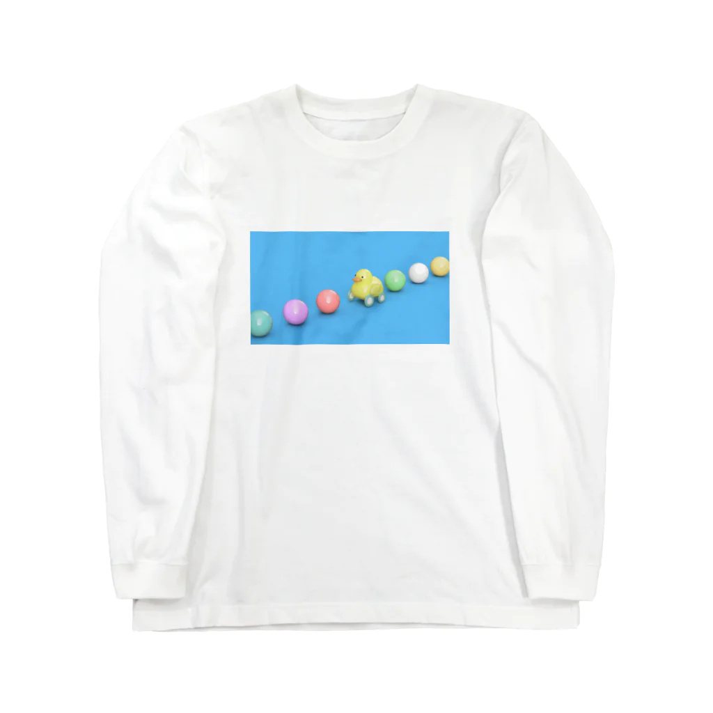  🐤あひるさん🐤のアヒルちゃんGO Long Sleeve T-Shirt