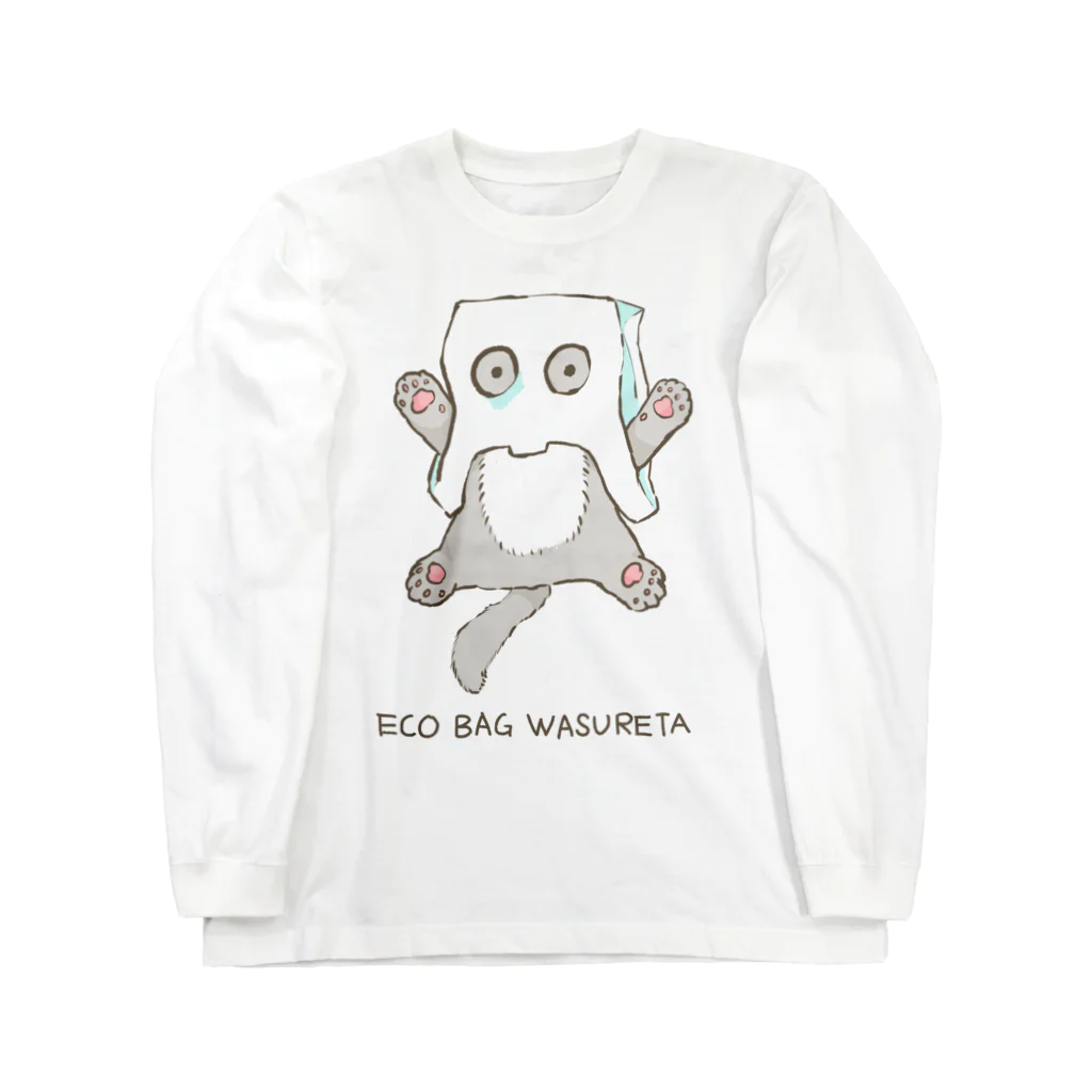 田園調布前のECO BAG WASURETA ロングスリーブTシャツ