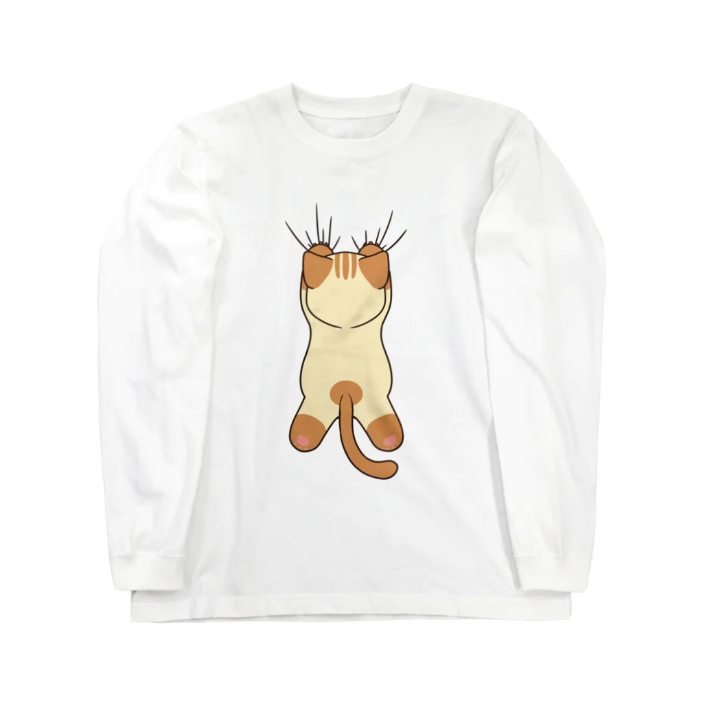 アオフジマキの猫ひっついてます Long Sleeve T-Shirt