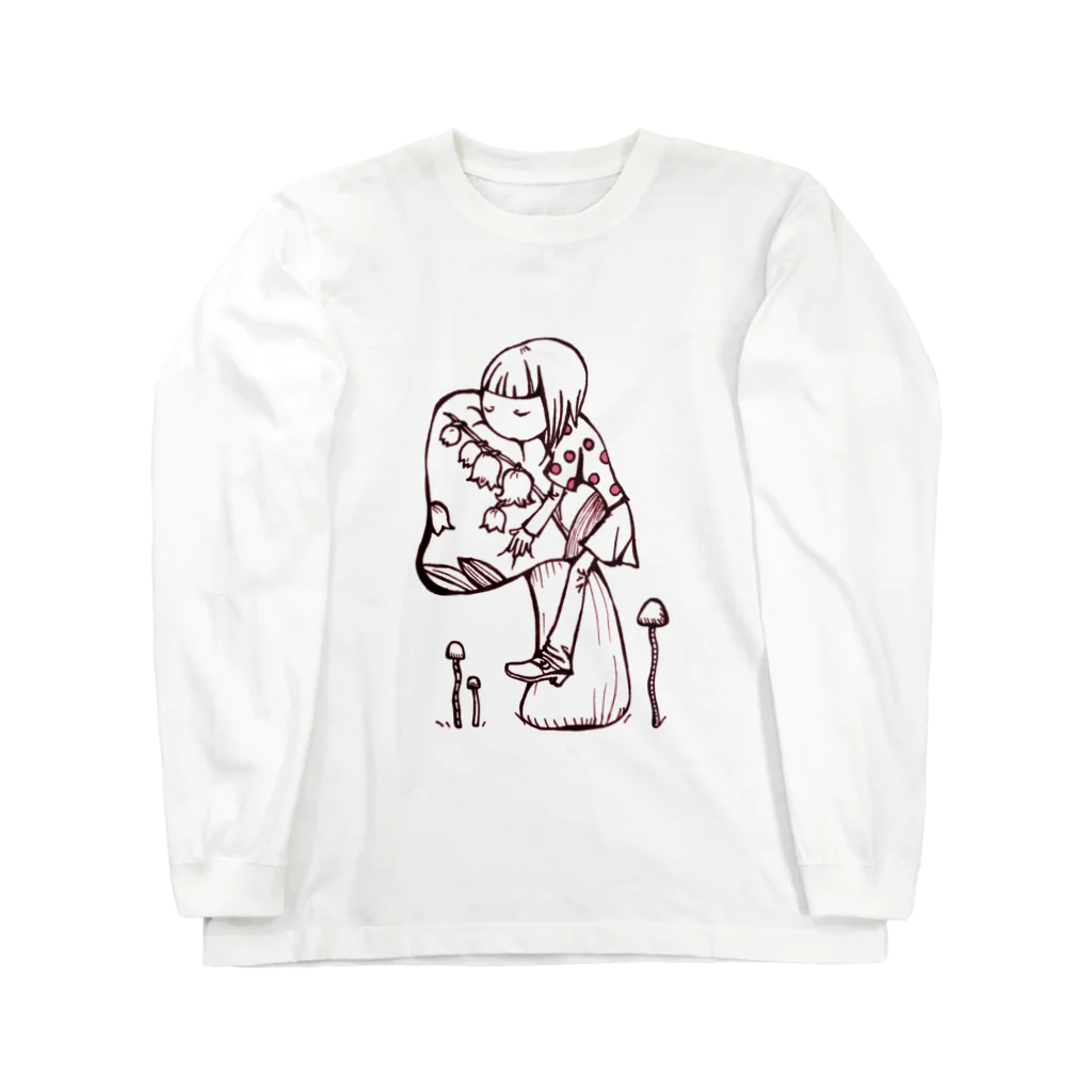 エンピツの星のすずらんキノコで眠る Long Sleeve T-Shirt