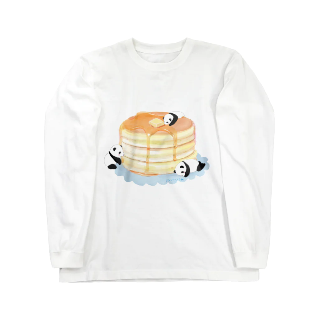 さちよ　感情を描く絵本作家のパンケーキパンダちゃん Long Sleeve T-Shirt