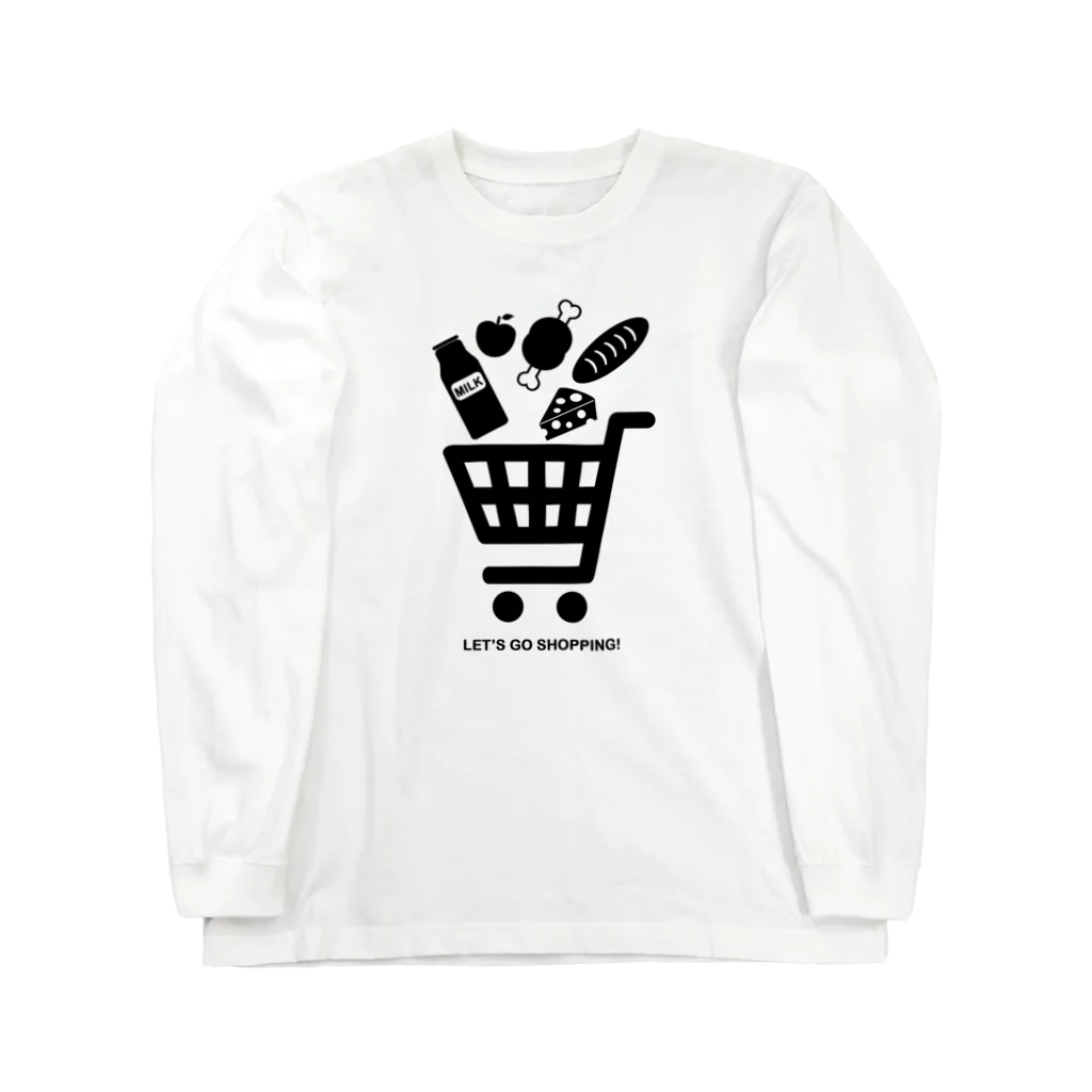 ネナシネコのショッピングカート Long Sleeve T-Shirt