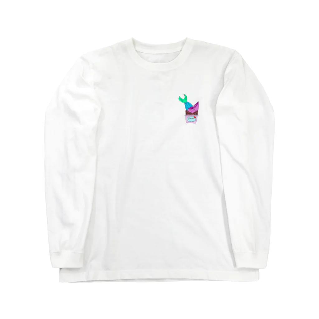 ユニコのマーメイドアイス Long Sleeve T-Shirt