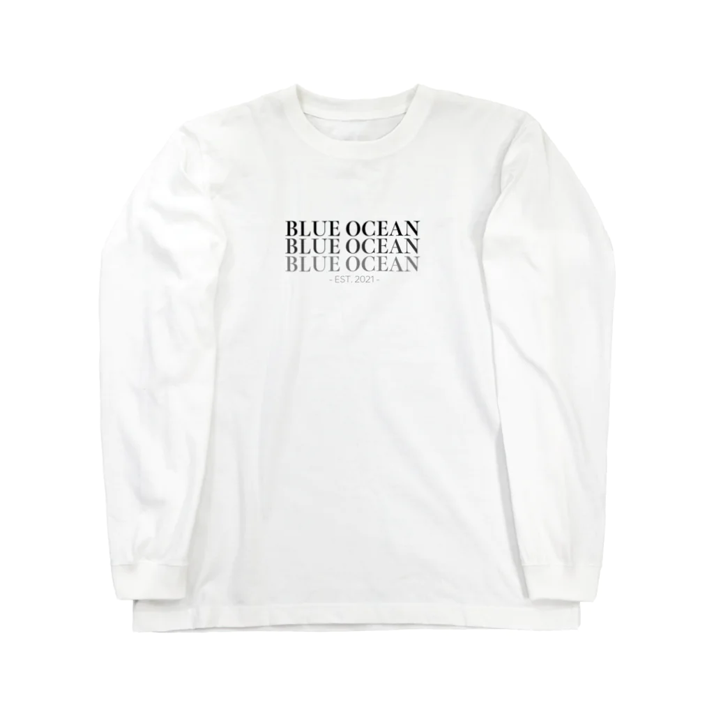 blueocean2021のシンプルロゴTシャツ Long Sleeve T-Shirt