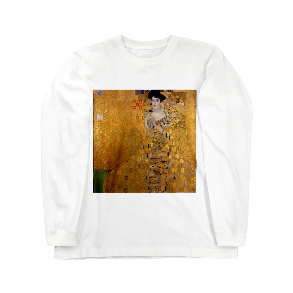 art-standard（アートスタンダード）のグスタフ・クリムト（Gustav Klimt） / 『アデーレ・ブロッホ＝バウアーの肖像 I』（1907年） ロングスリーブTシャツ