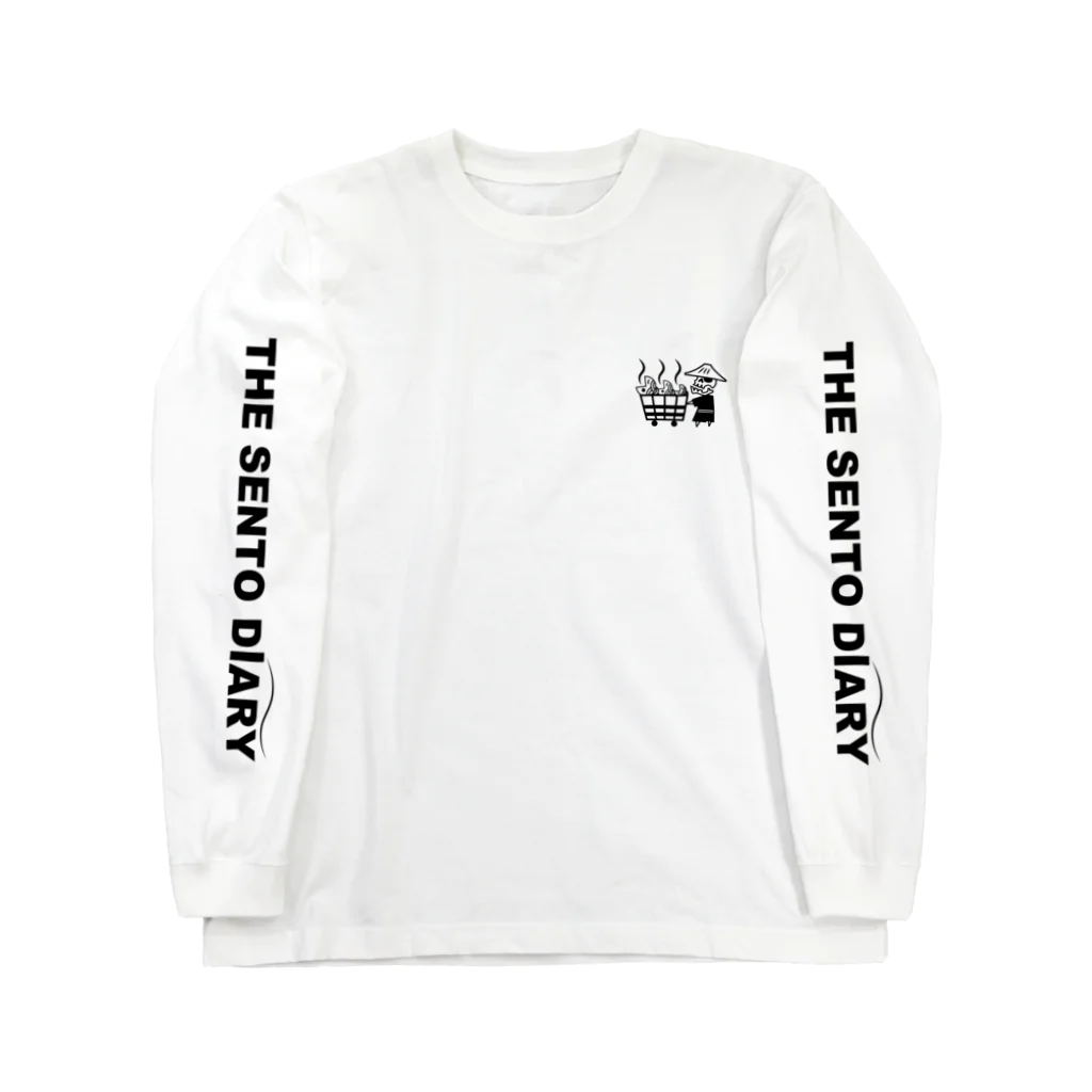 GoRideSignsゴリデザインズのTHE SENTO DIARYロングスリーブシャツ Long Sleeve T-Shirt