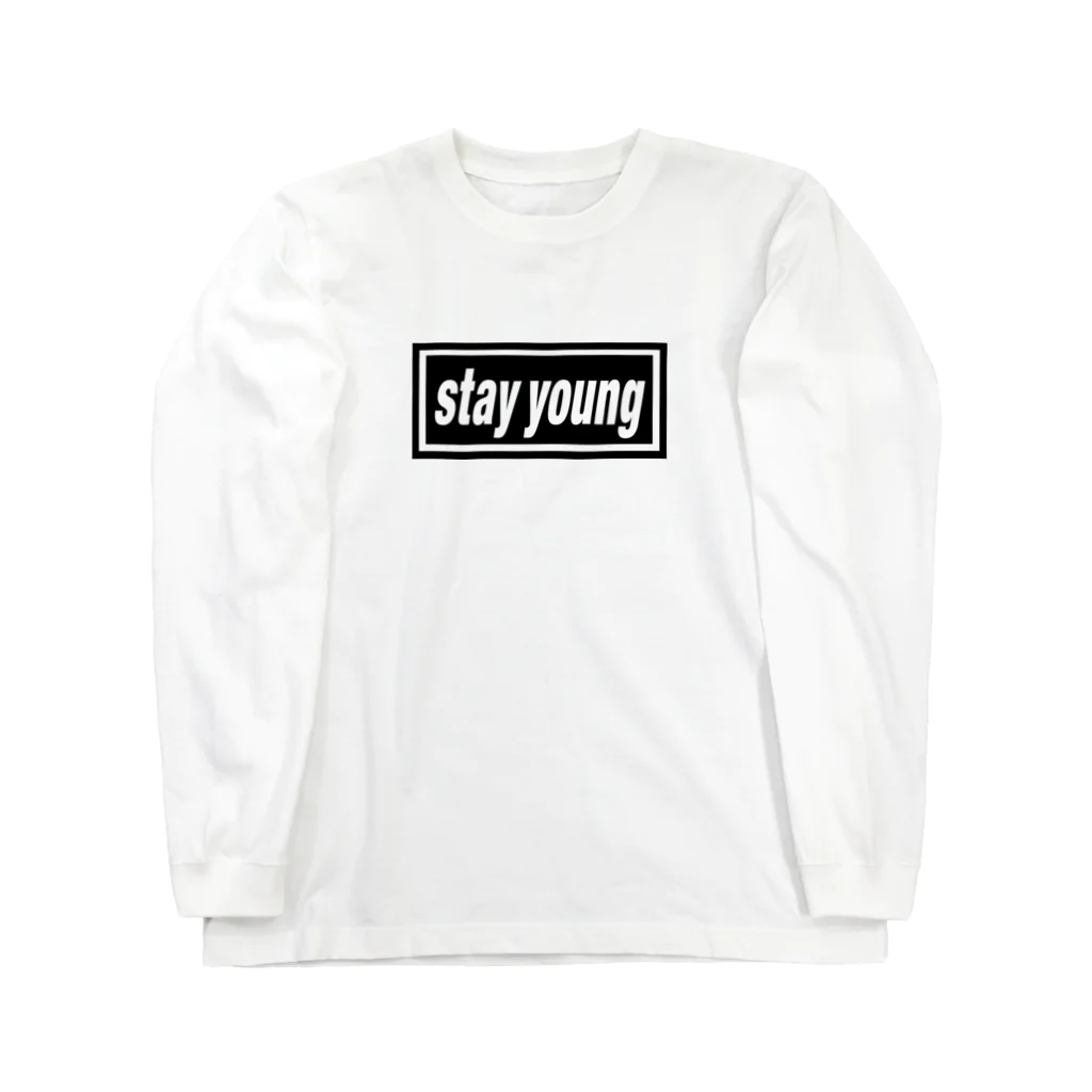 DRIPPEDのstay young-ステイヤング-BOXロゴ Long Sleeve T-Shirt