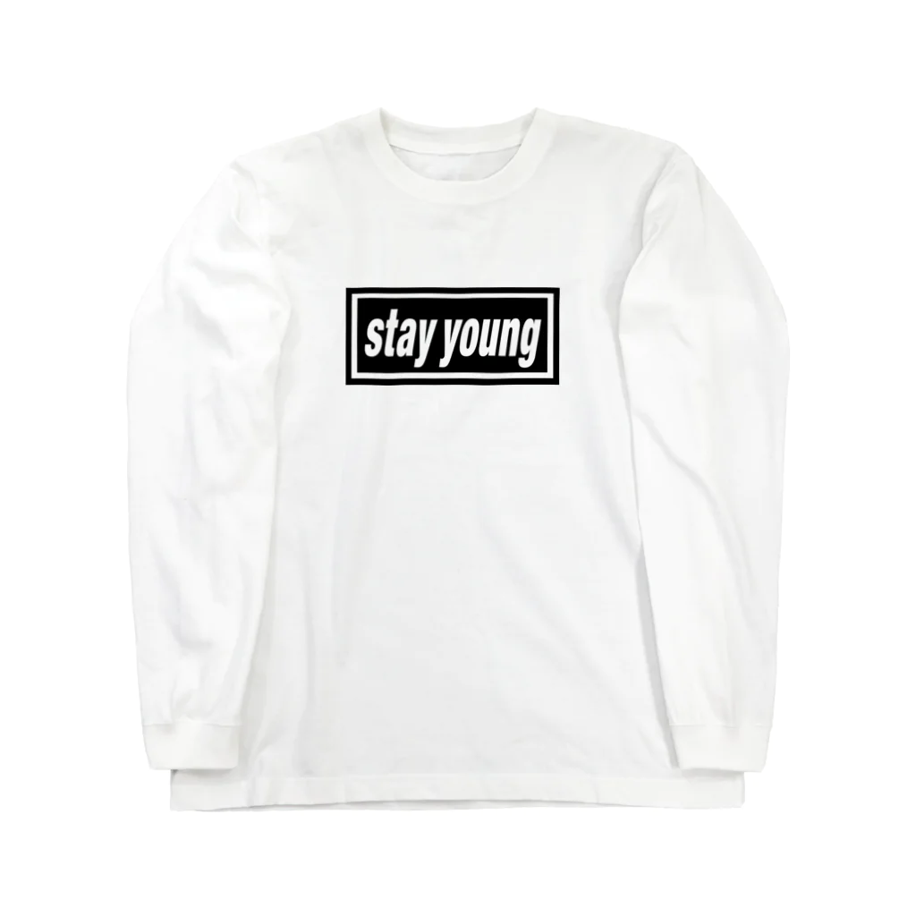 DRIPPEDのstay young-ステイヤング-BOXロゴ ロングスリーブTシャツ