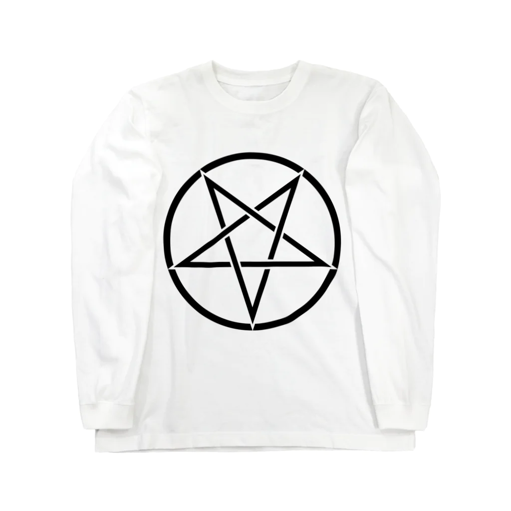 DRIPPEDのSATANIC PENTAGRAM-サタニック・ペンタグラム-ロゴ ロングスリーブTシャツ