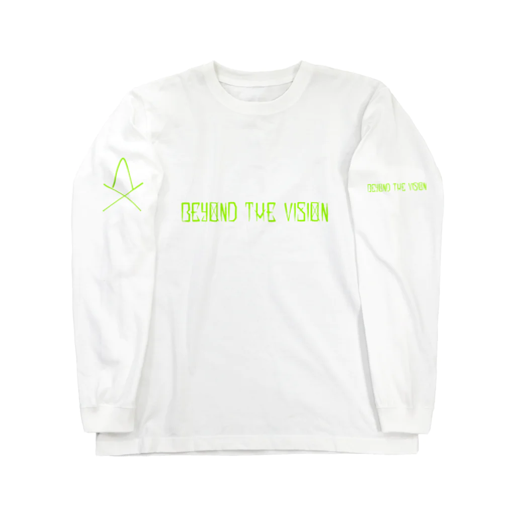 Beyond the visionのBTV 英字 ネオンカラー ロングスリーブTシャツ