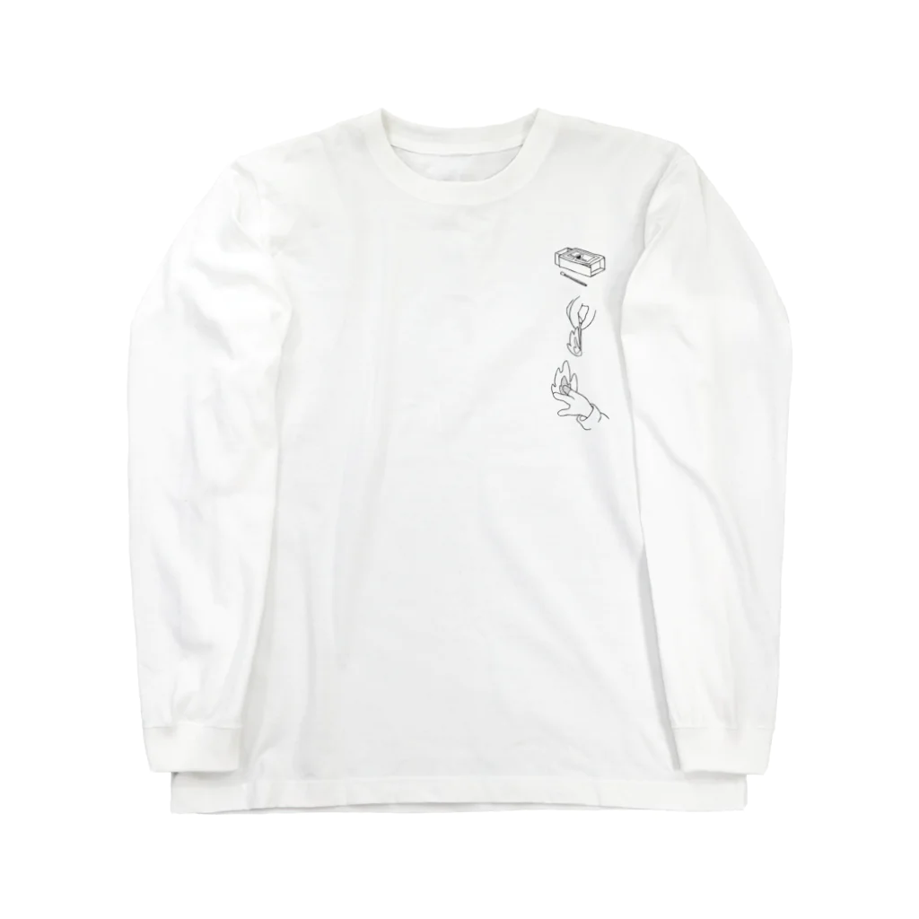 ひびのの燃えてる Long Sleeve T-Shirt