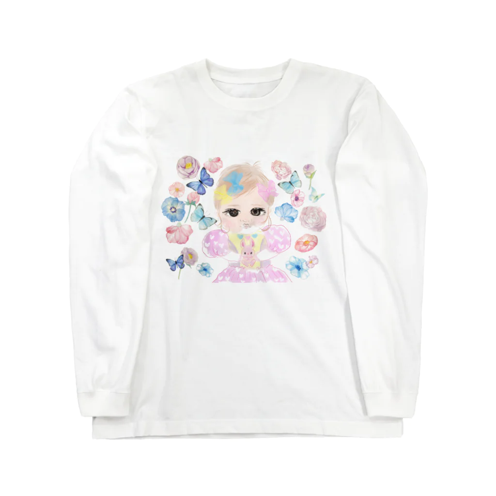 erielinestyleのBaby Nichola princess dress Long Sleeve T-Shirt